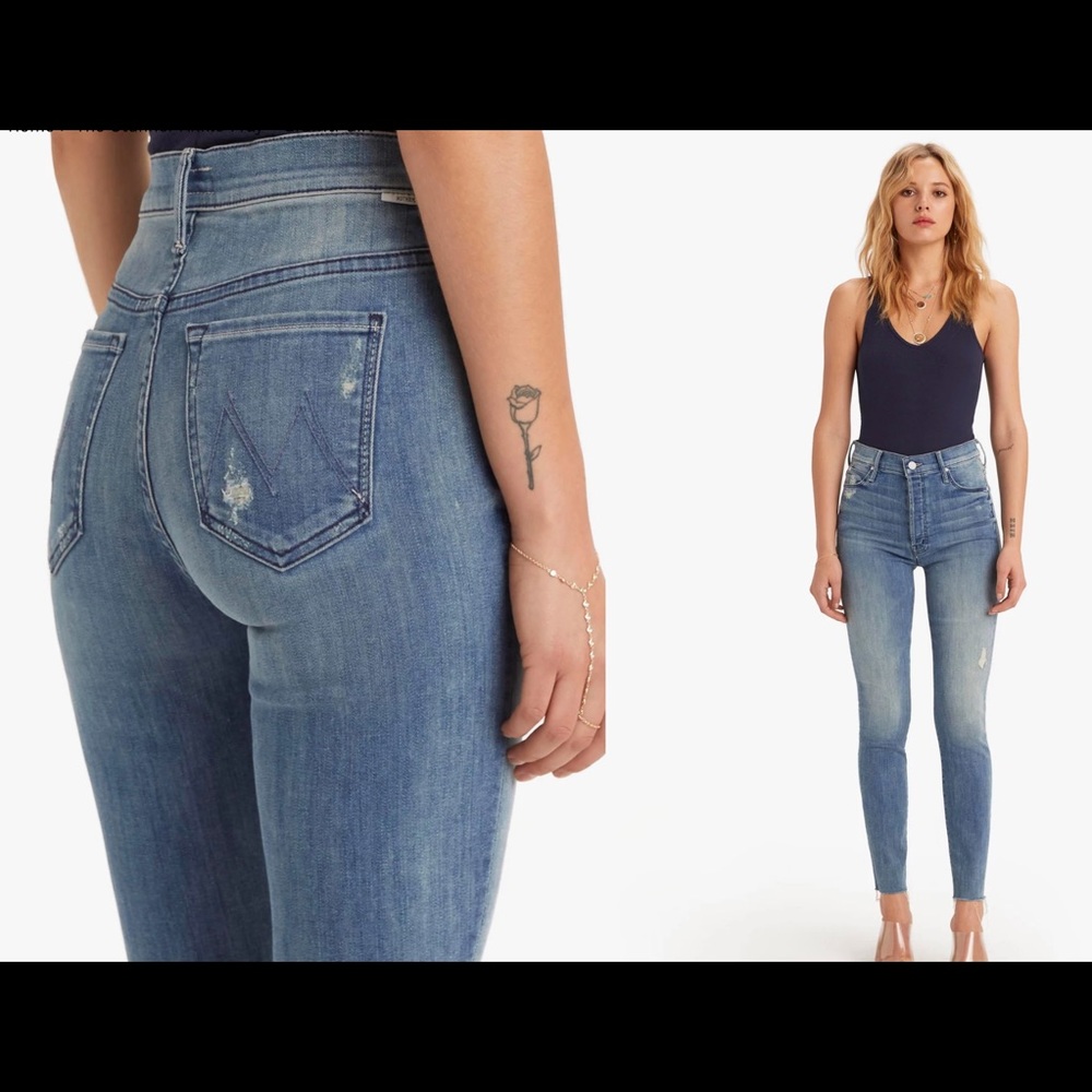MOTHER - The stunner ankle fray jeans